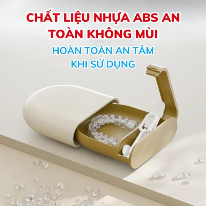 Vỉ đựng niềng răng tiện lợi thiết kế tinh tế mang theo mọi nơi Hộp Đựng Khay Niềng Răng，Bao đeo răng，Mini / Nhỏ gọn