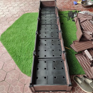 Chậu ghép thông minh HDPE/PP 250x50x23cm: Thẩm mỹ, bền bỉ, dễ lắp đặt, phù hợp mọi cây trồng đô thị.
