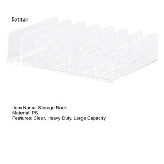 Dottam | Giá đựng tiền mặt/thẻ, khay 7 ngăn – Dụng cụ sắp xếp máy tính để bàn đa chức năng, dung tích lớn