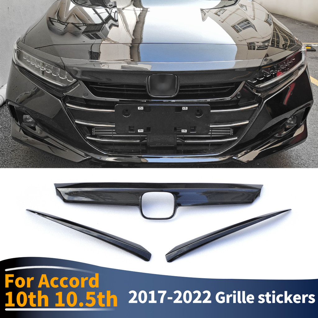 Dành Cho Xe Honda Accord 10th 10.5th 2017 2018 2019 2020 2021 2022 Lưới Tản Nhiệt Dán Cửa Trước Lưới Lưới Điều Chỉnh Phụ Kiện Sửa Đổi Các Bộ Phận