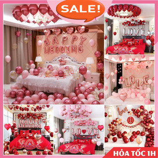 Set trang trí phòng cưới, đám cưới phong cách hiện đại - Kem Shop DF44