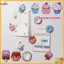 Nam Châm Tủ Lạnh Mini Hình Bánh Ngọt Kem Que Cupcake, PVC Mềm Dính Chắc, Quà Tặng Dễ Thương