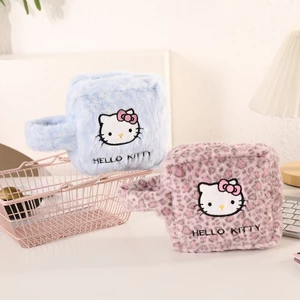 Túi Đựng Đồ Mini Hello KT Lông Mềm – Túi Đựng Mỹ Phẩm, Tai Nghe, Phụ Kiện Cho Nữ