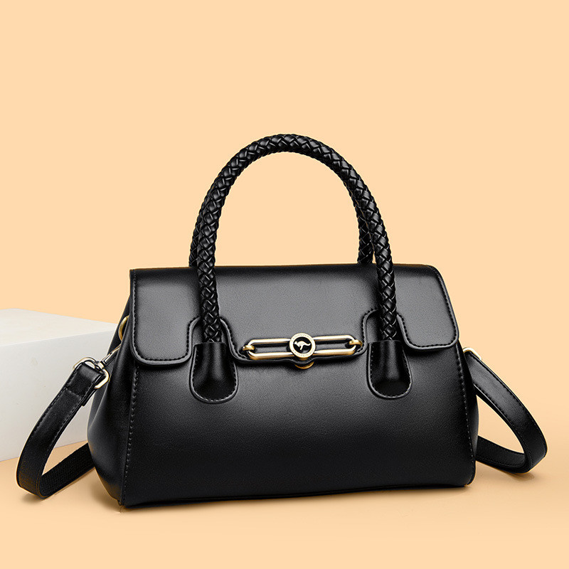 Authentic women's bag, new handbag, large-capacity shoulder bag, high-quality, stylish, simple, versatile crossbody bag