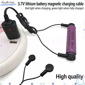 DAYBREAK 1 Bộ sạc pin Lithium, Cáp sạc pin từ tính USB, Bộ sạc từ tính USB 3.7V 4.2V bền bỉ cho pin 18650 16340 26650