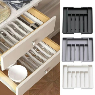 Hộp đựng Dụng Cụ ăn Uống đa Chức Năng Kệ Ngăn Kéo Có Thể Kéo Ra Thu Gọn Khay Phân Loại Nhà Bếp