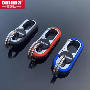Ouda Nam Xe Móc Khóa Chắc Chắn Kim Loại Eo Treo Kinh Doanh Móc Khóa Đôi Nhẫn Móc Khóa A374626031301