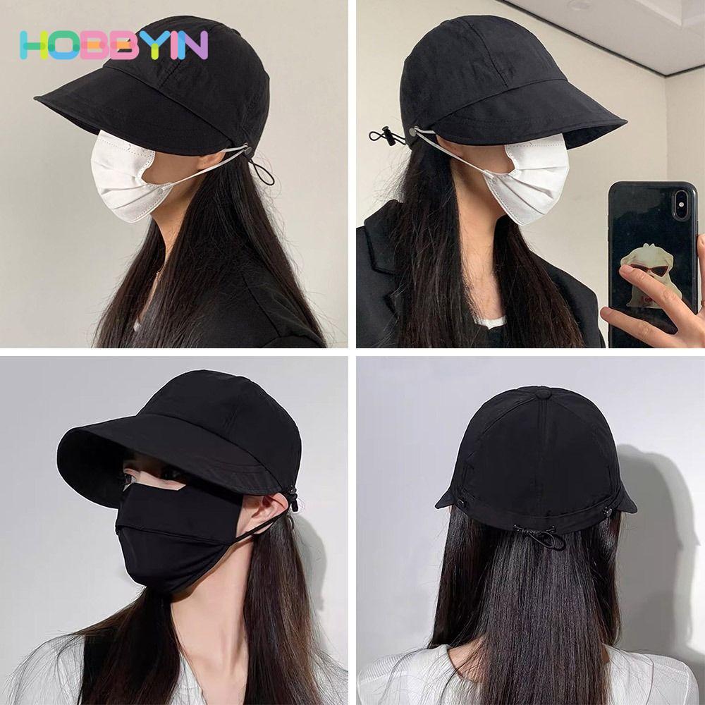 Mũ Chống Nắng Hobbyin Vành Rộng Dễ Gấp Gọn Cho Nam Nữ Đi Biển Mùa Hè