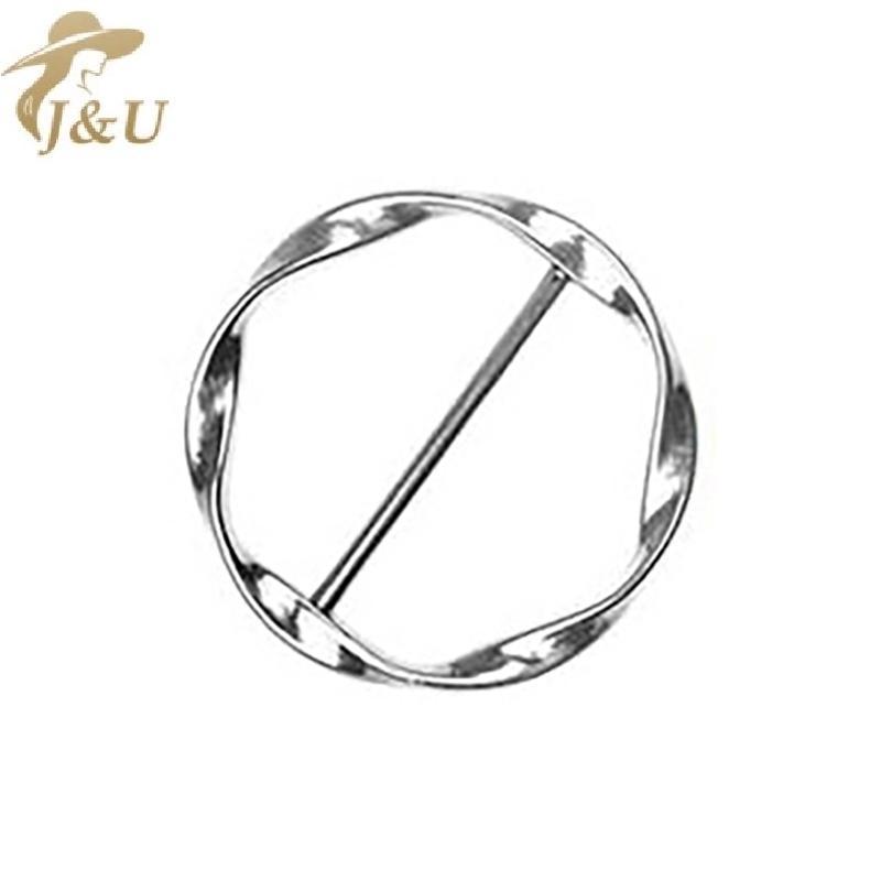 JU 5/6 Vòng Xoắn Ốc Hợp Kim Kẽm Cho Thắt Khăn Lụa - Phong Cách Châu Âu