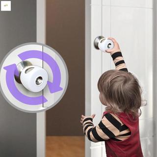 Núm Cửa Chống Trẻ Em Có Khóa Bóng Tròn Tay Nắm Cửa Vỏ Bảo Vệ Cho Mẫu Giáo Trường Học Văn Phòng