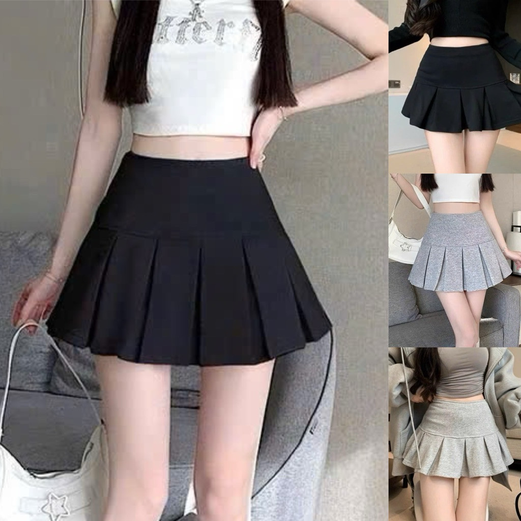 Chân váy nữ dáng cao xếp ly to lưng cao trẻ trung dạo phố CE2244