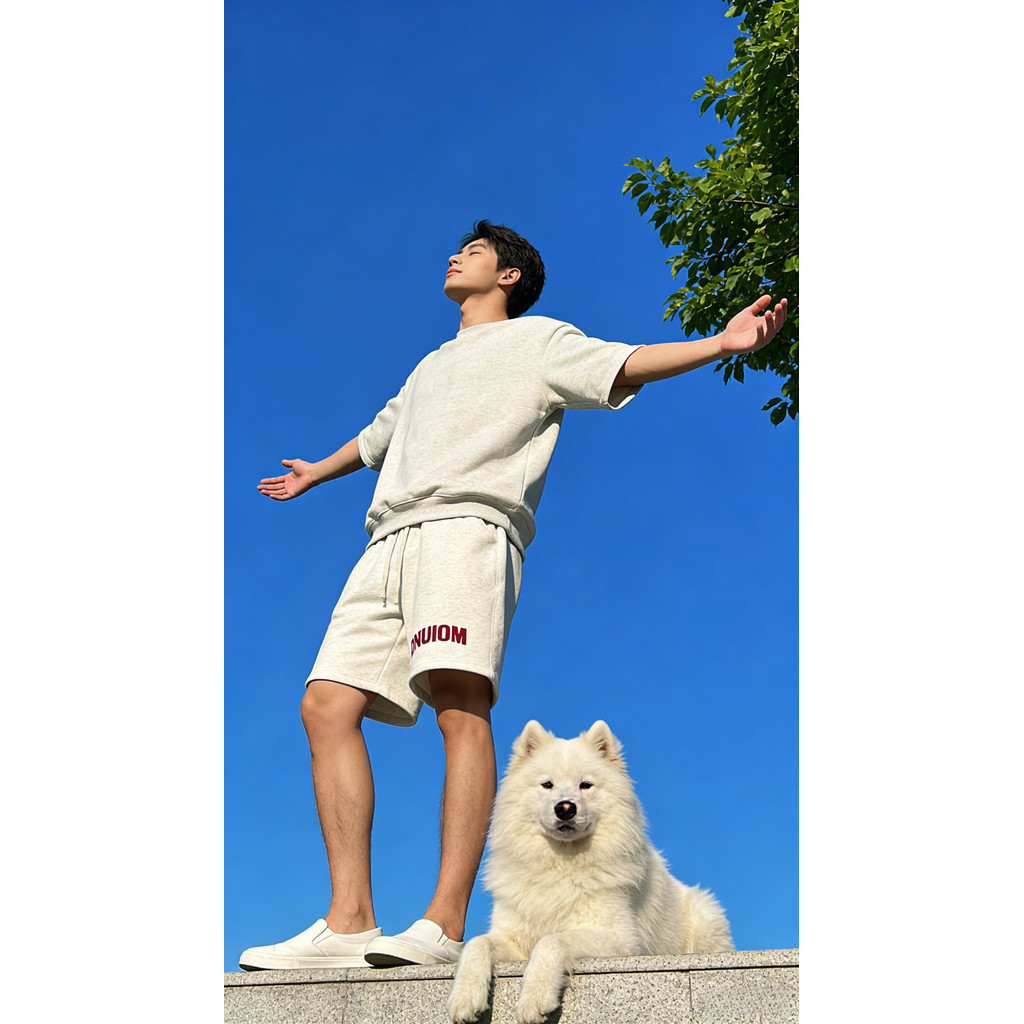 Quần short thông thường màu trơn phong cách đơn giản dành cho nam