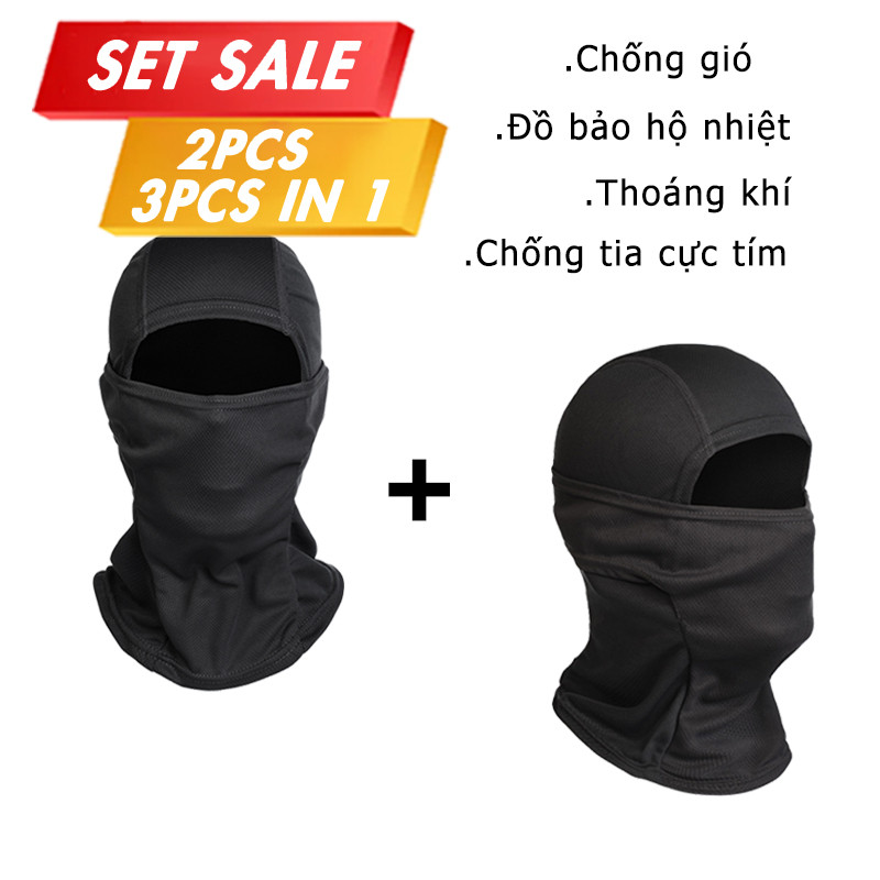 Mặt nạ balaclava chống tia cực tím, dùng ngoài trời - ưu đãi đặc biệt