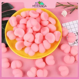MYPANDA 10 / 30 / 50 Fun Mông Mochi Squeezable 3D Giảm Căng Thẳng Đào Mông Stiers Cho Phụ Kiện Trang Trí Điện Thoại Đồ Chơi.