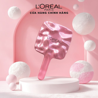 [QUÀ TẶNG KHÔNG BÁN] Gương cầm tay màu hồng L'Oreal Paris