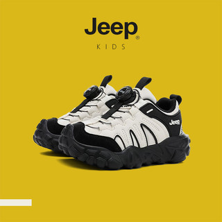 JEEP Giày Đi Bộ Cho Trẻ Em - Nút Xoay Chống Trơn Trượt Nhẹ, Phù Hợp Mùa Xuân Thu