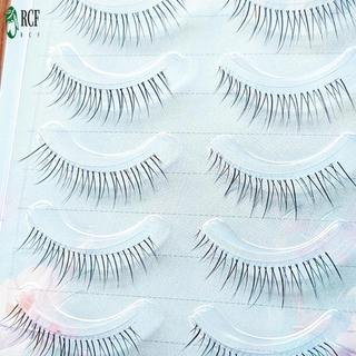 5 Cặp Lông Mi Giả Tự Nhiên Lông Mi Một Mảnh Sợi Đen Thích Hợp Để Trang Điểm Hàng Ngày