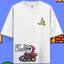 Áo thun Cotton Dày Tay Ngắn Công chúa Peach Phim Super Mario Galaxy 220g