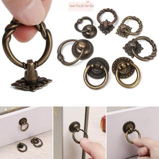 ITRUMPET Nội Thất Núm Tủ Kéo Vòng Họa Tiết Retro Phụ Trợ Tủ Quần Áo Kéo