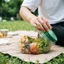 Hộp đựng salad chống rò rỉ phân lớp độc lập miệng rộng di động giữ giòn rau củ dã ngoại ăn sáng