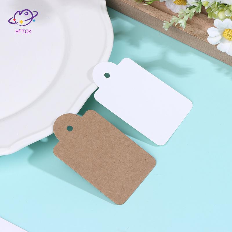 Thẻ treo giấy Kraft HFTOY có dây – Thẻ quà tặng được làm thủ công bằng tình yêu, Nhãn may mặc, Thẻ treo màn hình bánh quy kẹo ~
