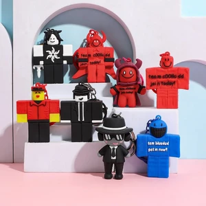 Đồ chơi trò chơi Roblox - Forsaken Chance Móc khóa Bộ sưu tập búp bê Mô hình Charm - Phụ kiện ba lô Mặt dây chuyền cho trẻ em
