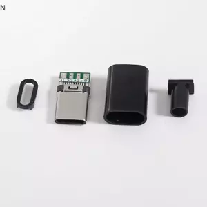 NS 1 Bộ Thiết Bị Đầu Cuối Điện Hàn DIY Phụ Kiện Loại C USB 3.1 3A Sạc Nhanh USB Kết Nối Loại C Đầu Nối Nam Cắm NS