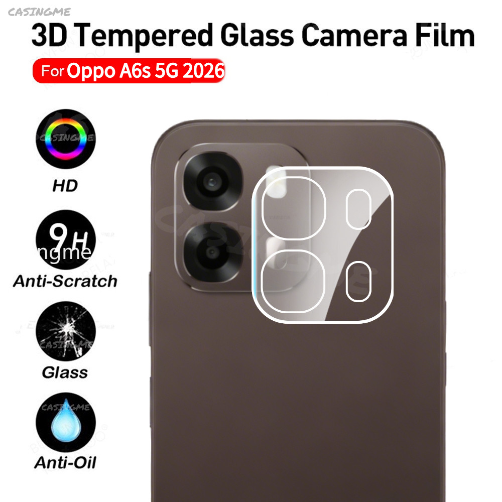 OPPO A6s 5G 2026 A6c 3D Bảo Vệ Ống Kính Máy Ảnh Cho OPPO A6s 5G A6c A6T A6i A6x OPPOA6s A6s A6tPro Pro 4G 5G Kính Cường Lực Trong Suốt Trong Suốt Bảo Vệ Camera Sau