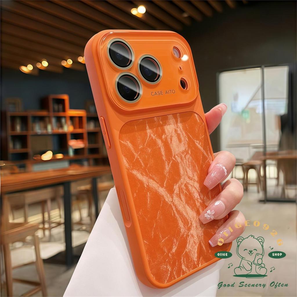 【 Ốp lưng iPhone17 】 Vỏ điện thoại từ tính họa tiết núi tuyết lỏng chống rơi iPhone17 Pro Max 16 15 14 cho vỏ iPhone Vỏ mềm silicon TPU chống sốc
