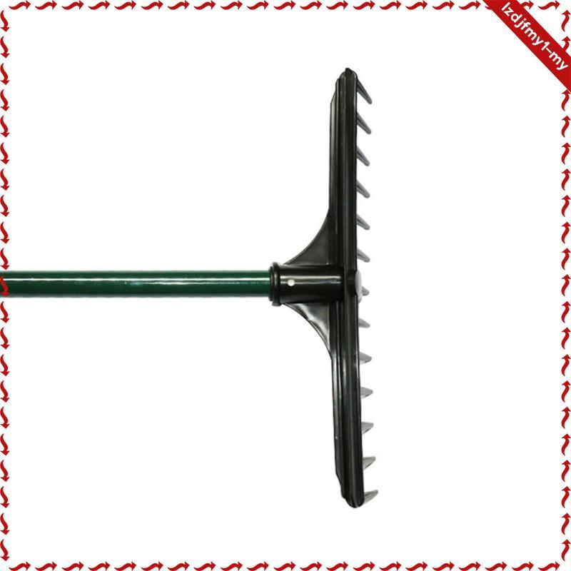 Leipupa Golf Club Grip Rake Bunkers Course Garden Lawn Organizing Rake Head 35x8cm