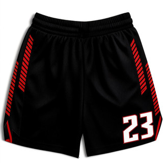 2026 Bộ bóng rổ đen đỏ - Thiết kế mới với áo vest và quầnshort thoáng khí, phù hợp cho đội