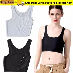 SNUGHOUSE Corset Tăng Cường Áo Ngực Shaper Đồng Tính Nữ Tomboy