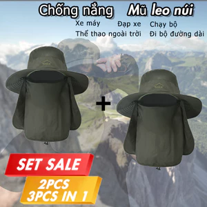 Mũ vải che nắng gấp tiện lợi, thoáng khí dành cho cả nam và nữ