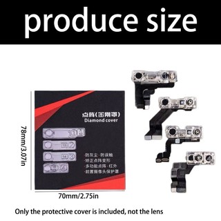 Vỏ máy ảnh bảo vệ bụi QUIM cho X XS XP11 11Pro 12 12Pro Bảo vệ ống kính phía trước
