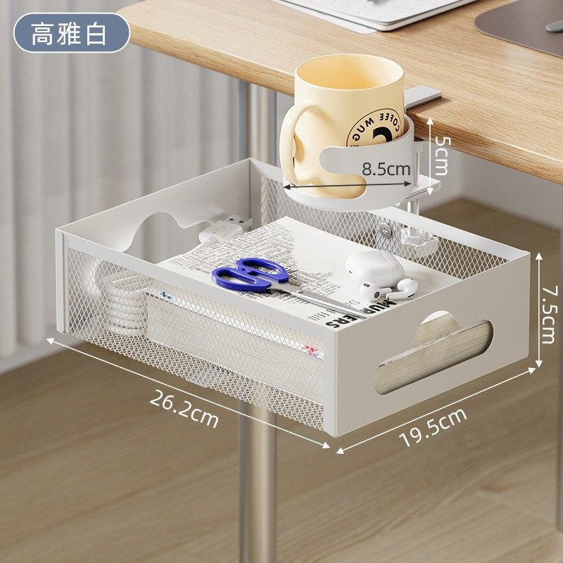Văn Phòng Để Bàn Cố Định Cốc Nước Giá Đỡ Để Bàn Lưu Trữ Cốc Nước Kẹp Giá Đỡ Cốc Nước Giá Đỡ Máy Tính Để Bàn 26.1.11 QUGM