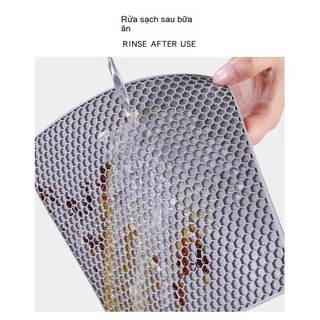 Miếng lót silicone chịu nhiệt cách nhiệt Miếng Lót Bếp/Bàn (Silicone), Chống Trầy Xước, Bảo Vệ Mặt Bếp