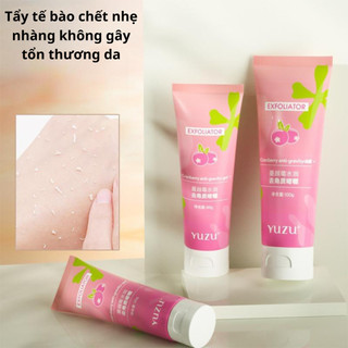 Tẩy tế bào chết việt quất, tẩy da chết nhẹ nhàng, dưỡng ẩm và trẻ hóa làn da