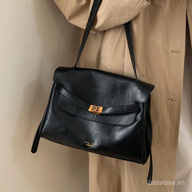 Cao Cấp Retro Dung Tích Lớn Túi Dành Cho Nữ 2025 Mới Đi Lại Đa Năng Đeo Vai Túi Tote Túi Cặp