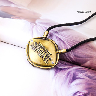 Cặp mặt dây chuyền dạ quang phát sáng trong bóng tối - Mắt của Agamotto, phù hợp làm quà tặng cho nam và nữ