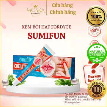 Kem mụn môi, Kem dưỡng môi hạt Sumifun - Son Dưỡng Môi Khô Nứt Nẻ, Bong tróc chăm sóc môi, Khử Thâm Môi 20gr [2d]