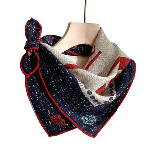 Khăn vuông len lụa tay nghề cao, kích thước 65x65cm, quyến rũ và mỏng nhẹ - Sản phẩm sẵn sàng giao ngay