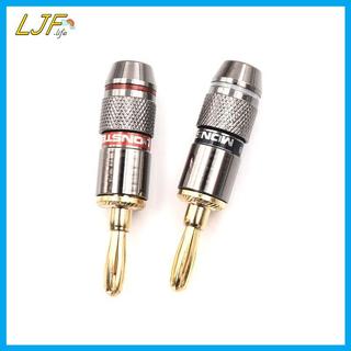 LJF 4 Chiếc Mạ Vàng BFA 4 Mm Chuối Cắm Nam Loa Kết Nối Adapter VN