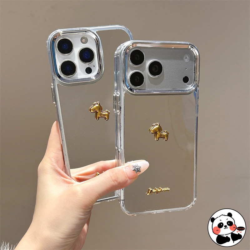 Ốp Điện Thoại Gương Ngựa Vàng Năm Mới Cho Honor 500 400 300 Pro Ultra 200 Smart 100 90 Lite 80 70 60 50 Pro Plus 60 50 SE Magic 8 7 6 Pro 5 4 Lite Vỏ Mềm Sang Trọng