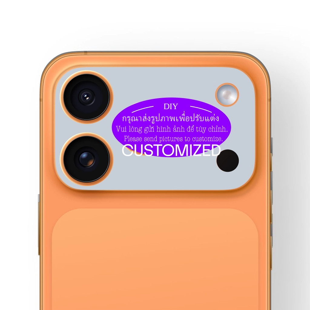 Phim dán camera tùy chỉnh được cá nhân hóa / Phim dán mặt sau cho iPhone 17 Pro / 17 Pro Max / Micro Matte 3M Keo dán bảo vệ camera