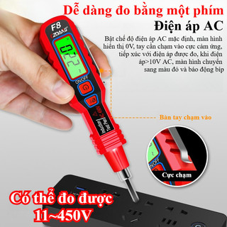 Bút Thử điện Hiển Thị Số Thông Minh, đầu Chữ Thập Hai đầu, Bút Thử điện Cách điện đa Chức Năng