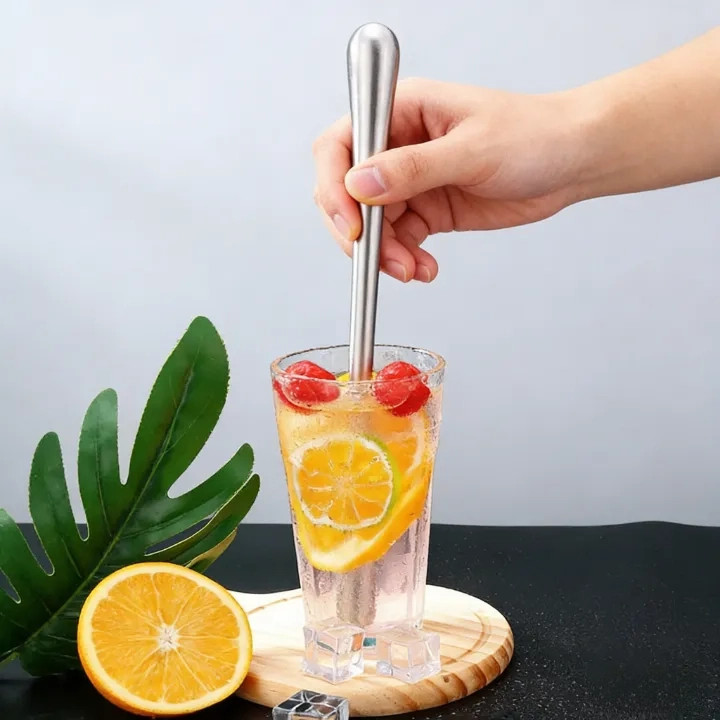 Dụng cụ pha chế inox giã nguyên liệu đồ uống Chày Dầm Pha Chế，Inox 304 ，Giã (Dầm) Trái Cây，Dụng Cụ Pha Chế