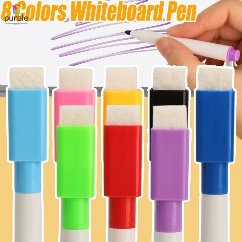 8 Cái / bộ Bút Bảng Trắng Sáng Nước - Trẻ Em Thủ Công Vẽ Bút Đánh Dấu Sinh Viên Văn Phòng Phẩm