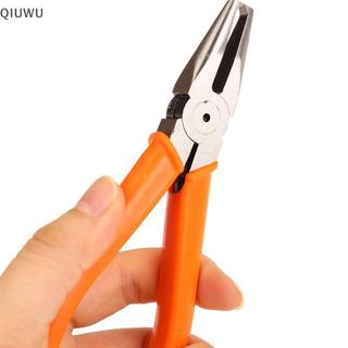 Kìm cắt nhựa QIUWU 90 độ Double-Edge 4 / 6 / 10mm Hàm xả CR-V Đầu cắt dụng cụ cầm tay thợ điện cho Sprue Burrs.