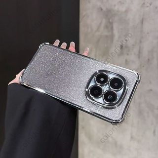 Ốp Chống Sốc Redmi Note 15 2026 Cho Redmi Note 15 14 Pro Plus + 15Pro + Note14 Note15Pro 4G 5G Ốp Lưng Mạ Trong Suốt Lấp Lánh Bling Gradient Silicon Mềm Ốp Lưng Túi Khí