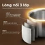 Nồi Cơm Điện Tách Đường Paveden PR-3D12LS 1.2L - Lòng nồi inox 304 - Bảo hành chính hãng 12 tháng